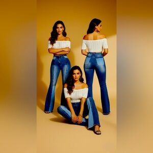 Skyline Contour Flare Jeans – Curves in Control